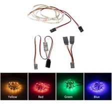 Remote Control LED Light Strip Kit For RC Fixed Wing Airplane Flying Wing Plane/