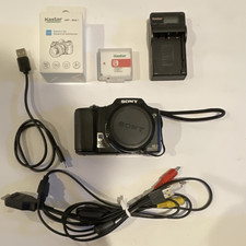 Sony Cyber-shot DSC-H20 10.1MP Compact Camera Black 10x Zoom 3in USB