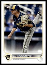 2022 Topps Jake Cousins Rookie Milwaukee Brewers #20