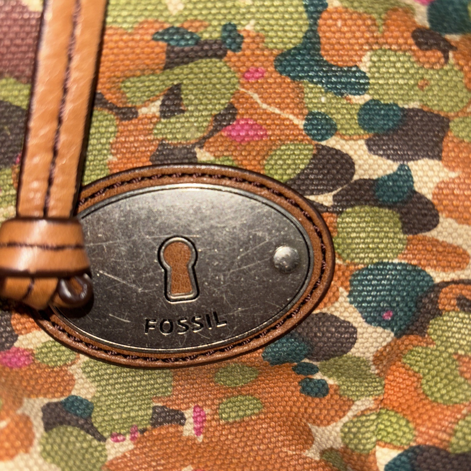 Fossil Maddox Drawstring Multicolored Camouflage … - image 12