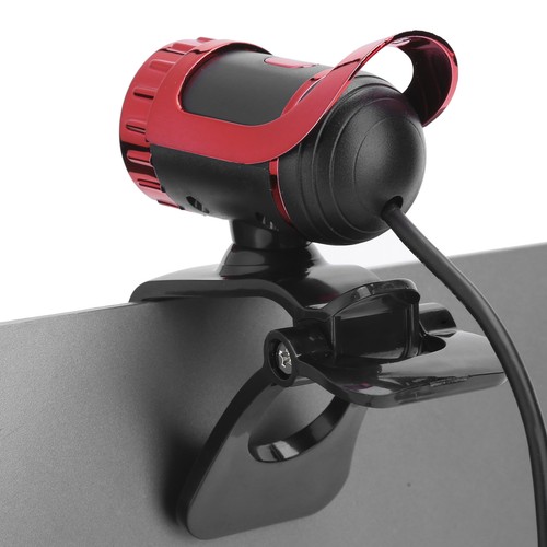 (rot) HD-Webcam Mit Mikrofon Um 360 Grad Drehbare USB-Kamera. - Afbeelding 15 van 18