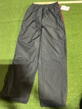 Vintage 90s Y2K Holloway Windbreaker Track Pants Size Small UNISEX Black/Red