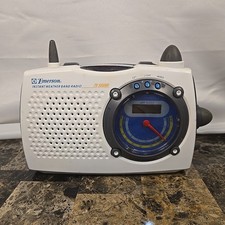 Emerson Instant Weather Band Radio Model RP6248 LCD Clock AM FM - Works