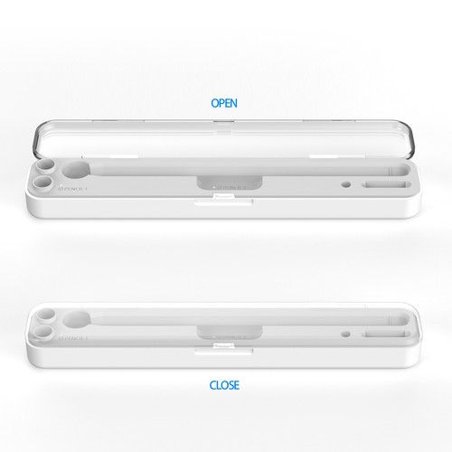 570mAh Wireless Charger Charging Box Dock Holder Storage Case For iPencil 2/1 y - Picture 10 of 13