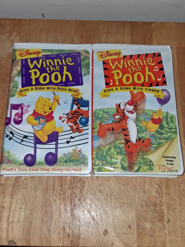 Disney Winnie The Pooh VHS Lot Of 9 (Party, Cowboy, Detective Tigger, Growing... - Image 2 of 4