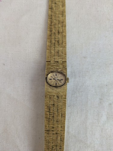 Orologio Vintage Accurist 21 Jewels Placca Oro Meccanico Donna (necessita di manutenzione) - Foto 3 di 6