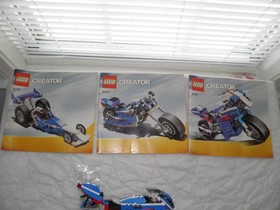 LEGO 6747 Creator 3 in 1, Race Rider. 100% Complete with Manuals