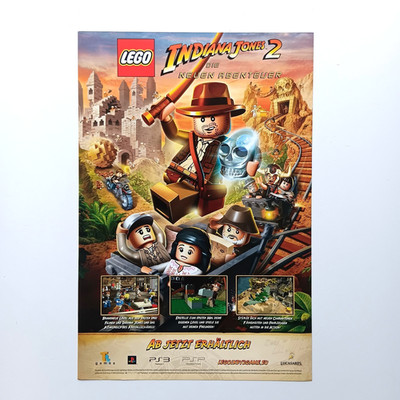 2010 LEGO Indiana Jones 2 Werbeanzeige Werbung Reklame Advertising