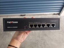 4-Port Gigabit 802.3af/at PoE Switch for Video, Tablet Security Applications