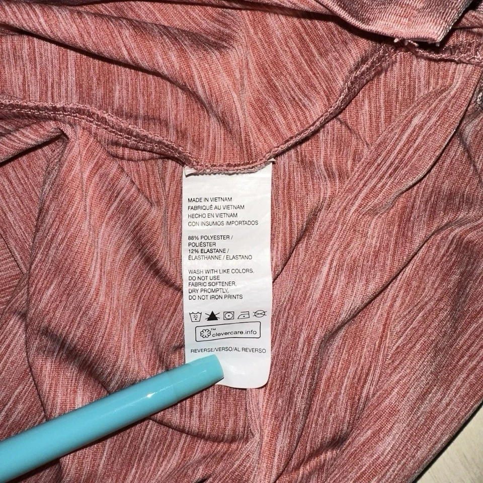 Camisa polo Izod para hombre XXLT roja jaspeada roja cuello elástico camisa de golf 2XL USADA EN EXCELENTE ESTADO Foto 4 de 4