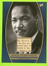 2024 Pieces of the Past Authentic Relic Martin Luther King Jr. SR-MLK Near Mint