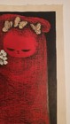 KAWANO KAORU WOODBLOCK GIRL WITH FLOWERS BUTTERFLIES — photo 8