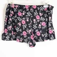 Laura Ashley Pajama Shorts Medium Pink Roses and Bows