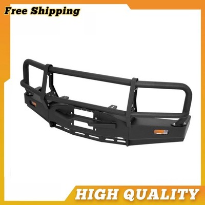 Steel Front Bumper w/Light Off-road For GMC/ Chevrolet C/K 1500 2500 3500 88-00