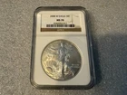 2008-W American Silver Eagle NGC MS70  1 oz Silver