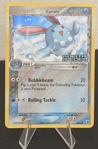 Azumarill 19/113 EX Delta Species Stamped Reverse Holo 2005 Pokemon LP
