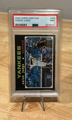 2020 Topps Heritage Aaron Judge #395 PSA 9 MINT