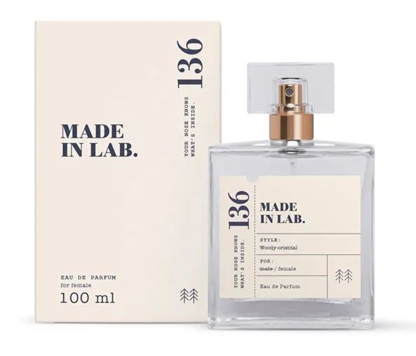 MADE IN LAB 136 WOMEN Eau de Parfum 100ml EDP For WOMEN Woody, Oriental