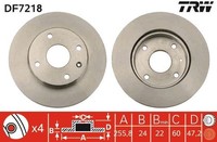 2X Bremsscheibe Vorderachse FüR Chevrolet Daewoo Lacetti Stufenheck Kombi Nubira