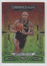 2022 Obsidian Electric Etch Red Yellow & Green Flood /75 Jeremy Sochan #169 tt6
