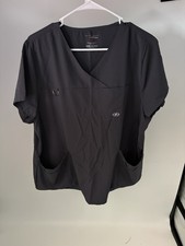 New York Laundry Medics Scrub Top Grey Size X Large NWT Work Wear Nurse