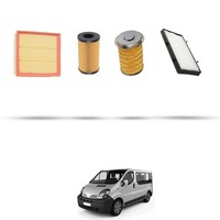 Hoffcar Set Service - 4 Filter FüR Nissan Primastar 2.5 DCI 107Kw Von 2006