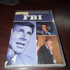 DVD The FBI: The Complete Ninth Season 6 DVD, 1973 NEW SEALED