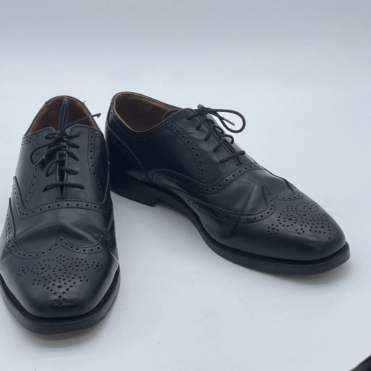 靴 Ralph Lauren Wing Tip Black Calf Leather Amazon.com | POLO RALPH LAUREN Asher Wing Tip Black Calf Leather 8
