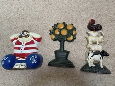 Cast iron heavy weight door stops