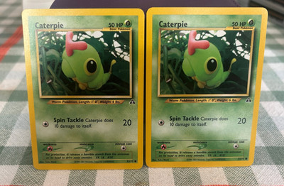 Pokémon TCG Caterpie Neo Discovery 53 1st Edition Common - NM 2x!!!