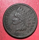 1885 US Indian Head Cent! XF Details! SHARP! Harder to Find! Lower Mintage!
