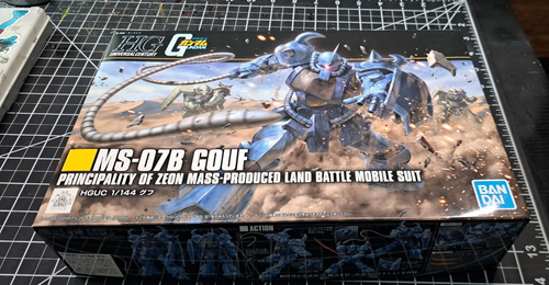Bandai HG 1/144 HG MS-07B Gouf Gunpla Modell Neu