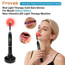Oral Therapy Device for Cold Sores  Mouth Ulcers Red Light Therapy 660nm 850nm