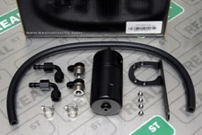 Radium Black PCV Oil Catch Can Kit Fluid Lock Civic Type R 17+ FK8 FL5 K20C1