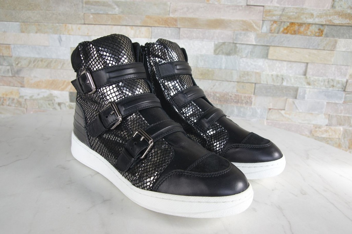 HOGAN EU 38.5 High-Top Sneakers Booties Shoes New Former RRP