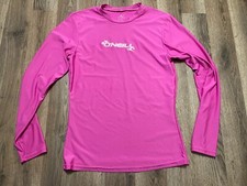O'Neill Shirt, Women's Size Medium, Pink, Long Sleeve, Logo