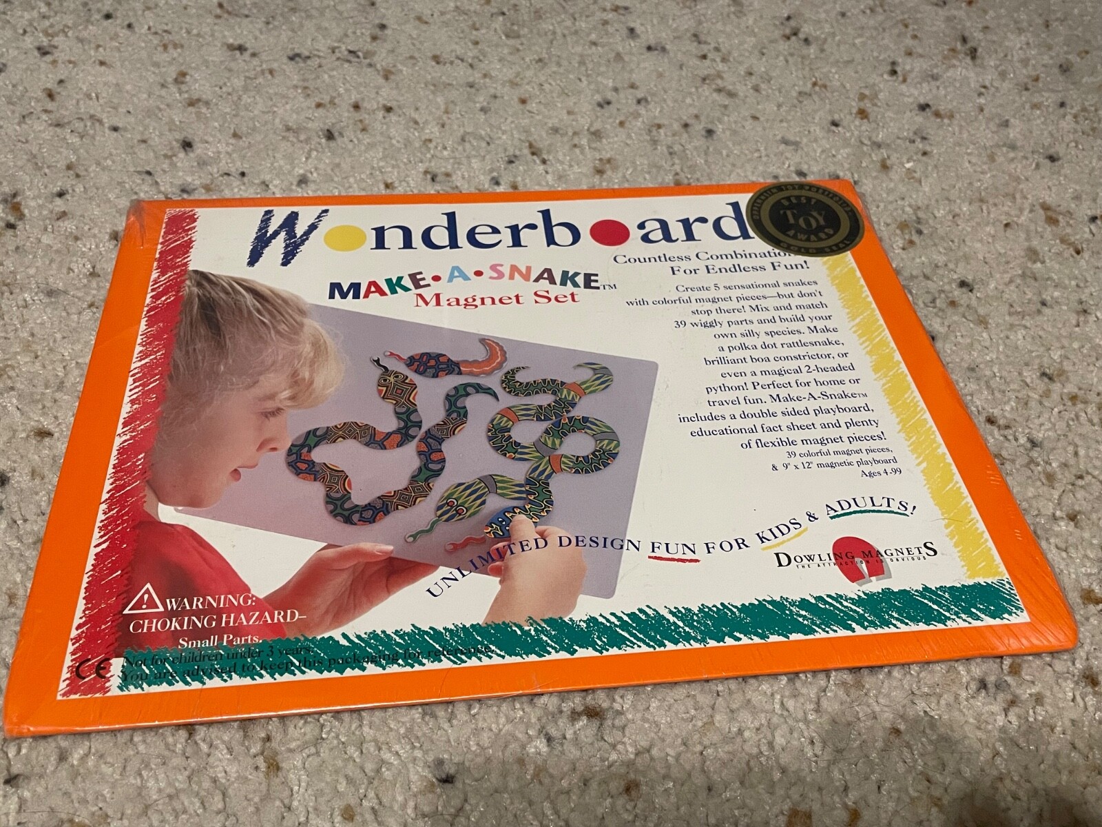 Wonderboard Magnet Set Make A Snake kids puzzle toy