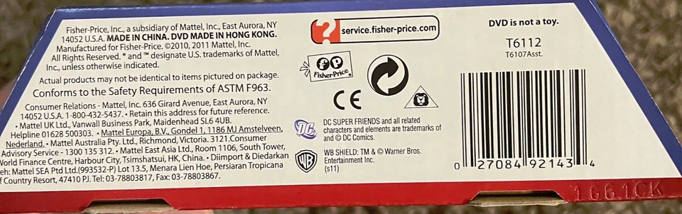 Boneco de ação HeroWorld Superman brinquedo Fisher Price DC Super Friends fechado - Imagem 3 de 4