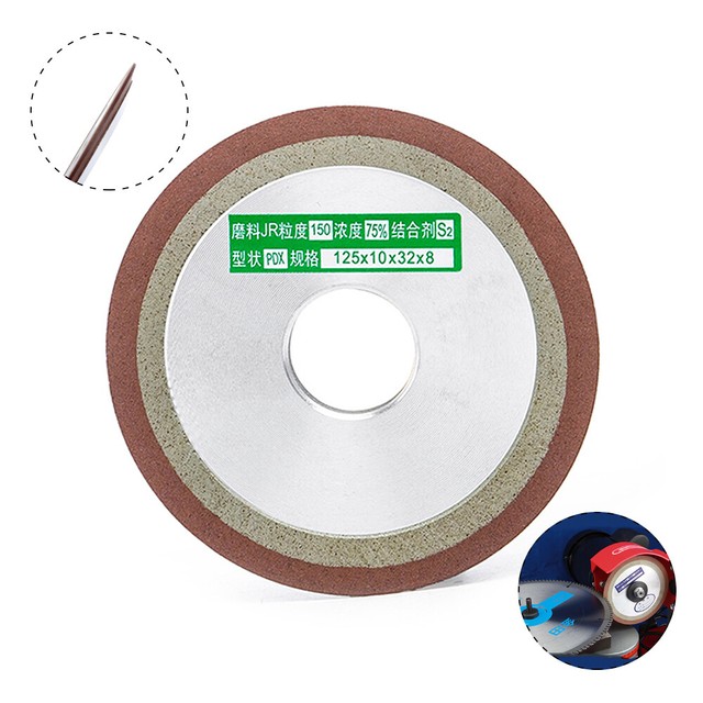 5" Diamond Grinding Wheel 125mm Cutter Grinder For Carbide Metal 150-400 Grit 5" Diamond Grinding Wheel 125mm Cutter Grinder For Carbide Metal 150-400 Grit