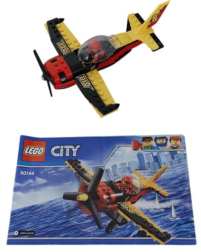 LEGO® City 60144 Race Plane Airport Flugzeug inkl. Figur & Bauanleitung TOP - Picture 3 of 4