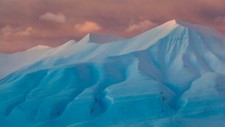Landscape nature clouds mountains snowy mountain winter Custom Gaming Mat Desk