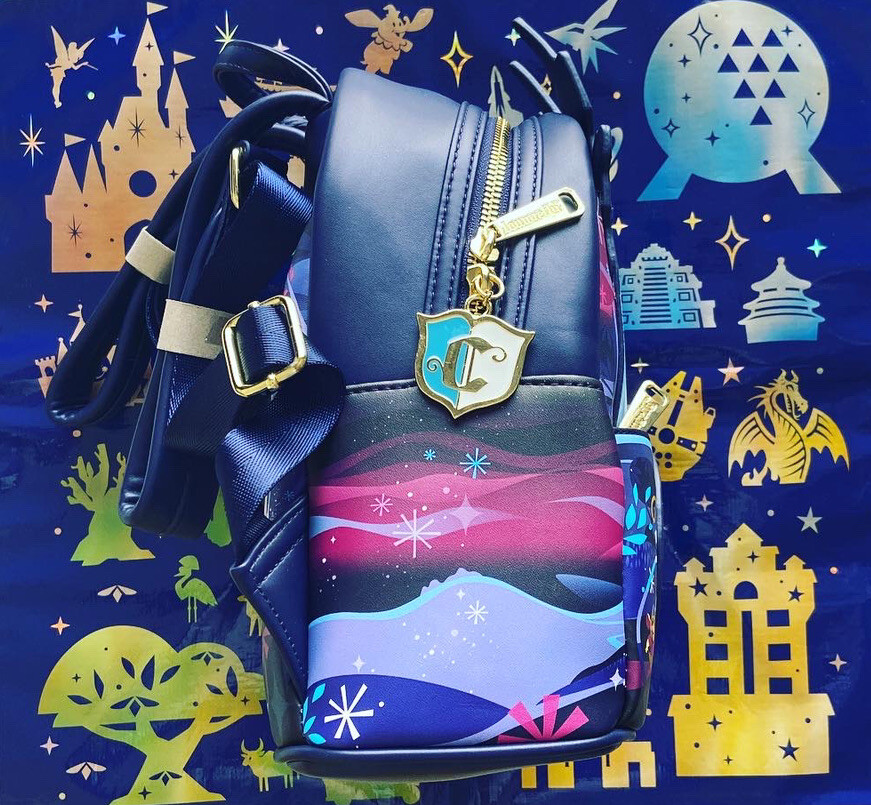 New Loungefly Cinderella Pumpkin Backpack Loungefly Disney Cinderella Ballgown Pumpkin Mini Backpack  main image 3