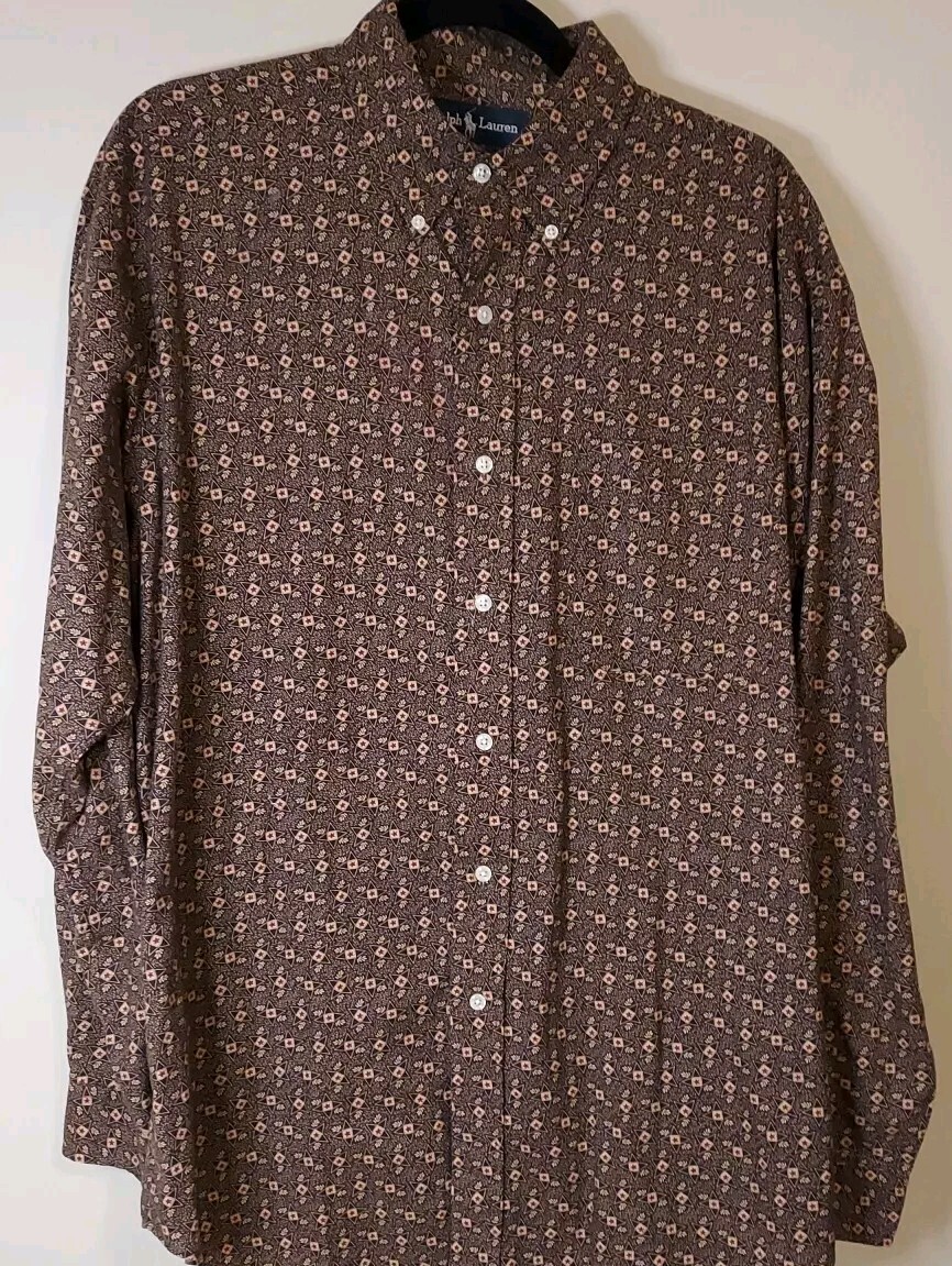 Vintage Polo Ralph Lauren Blake Shirt Men's Size Med Cool Vintage Polo Ralph Lauren Blake Shirt Men's Size Med Cool