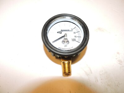 NEW Longacre air gauge 70-100 pounds 2 1/2'' OD rubber covered NASCAR