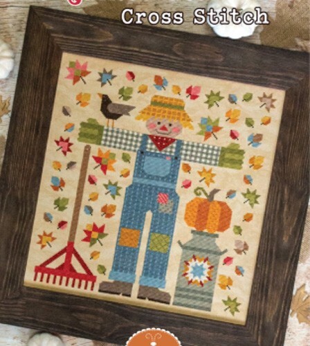 The Quilted Scarecrow Cross Stitch Pattern by It's Sew Emma - Picture 1 of 2