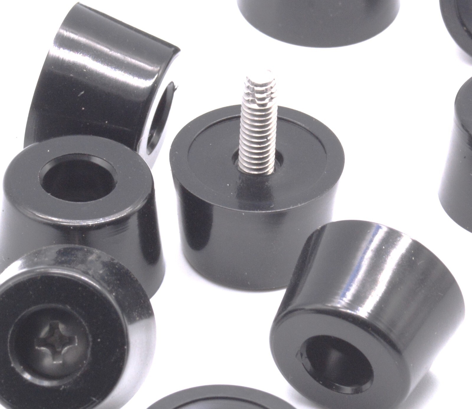 3/4” x 1/2” D X H Rubber Feet for Electronics Amps Bumpers w