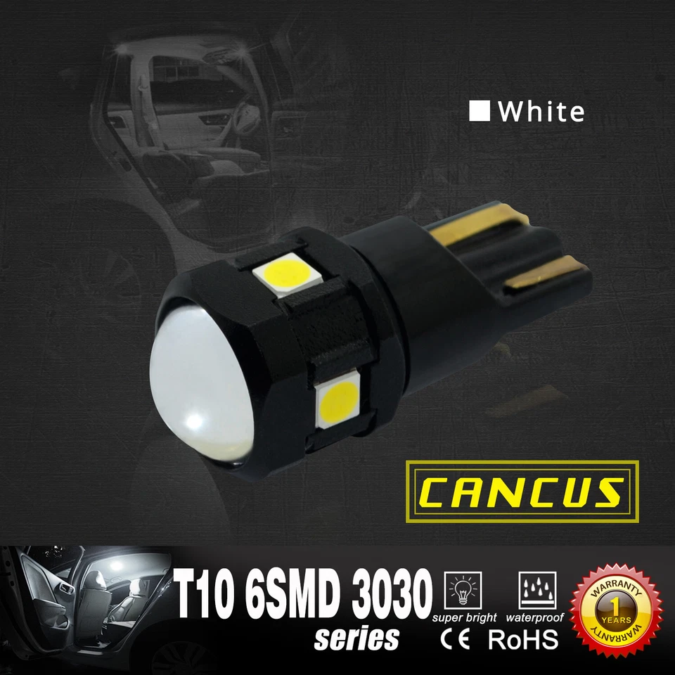 Lente de proyector 168 bombilla central de parada alta|Luz de cortesía|Luz de guantera Foto 4 de 4