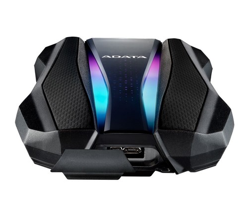 2TB AData HD770G 2.5-inch USB3.2 External HDD With RGB Lighting - Black Edition - 第 4/5 張圖片
