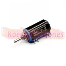 1pcs WXD3-13-2W 100 ohm Rotary Multiturn Wirewound Potentiometer  .