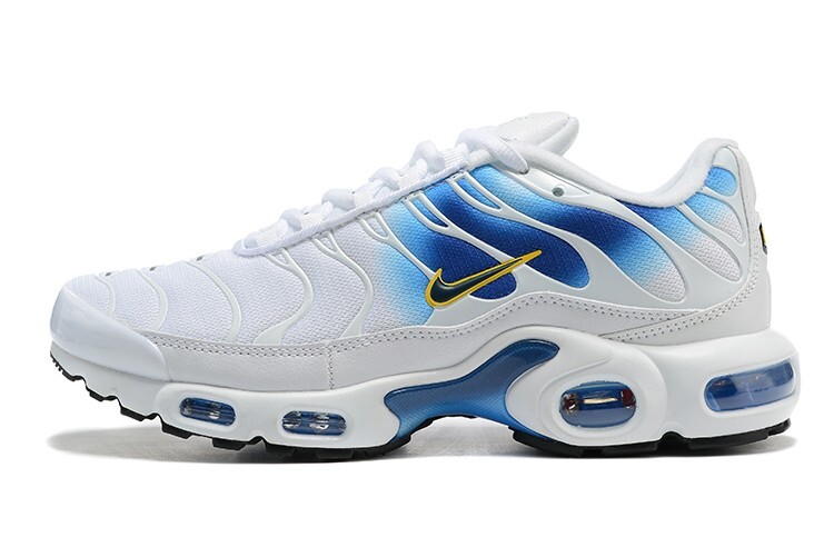 Nike Air Max Plus White/White Men's Air Cushion Shoes